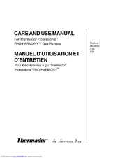 Thermador Professional PRO-HARMONY P30 Care And Use Manual
