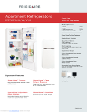 Frigidaire FFPT10F3MM Specifications