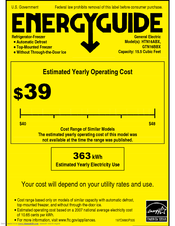GE HTN16ABXWW Energy Manual