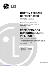 LG LBC22520TT - 22.4 cu. ft. Bottom-Freezer Refrigerator Manual De Usuario