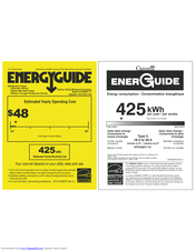 KitchenAid KSF26C4XYW Energy Manual