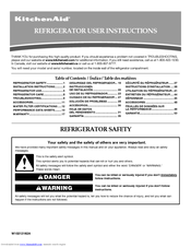 KitchenAid KSRS25MWMS User Instructions