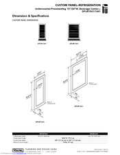 Viking DFUR1541 Dimensions And Specifications