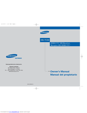 Samsung SIR-TS360 - Satellite TV Receiver Owner's Manual