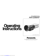 Panasonic AW-E300A Operating Instructions Manual