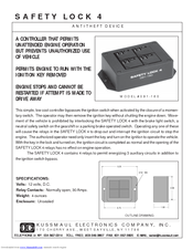 KUSSMAUL 091-160 Installation And Operation Manual