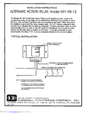 KUSSMAUL 091-98-12 Installation Instructions