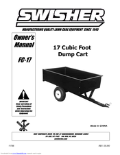 SWISHER FC-17 DUMP CART Manual