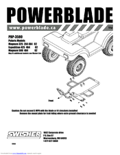 Swisher PowerBlade PBP-3580 Assembly Instructions