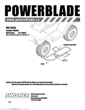 Swisher PowerBlade PBY-5520 Assembly Instructions