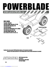 Swisher PowerBlade PBY-5530 Assembly Instructions