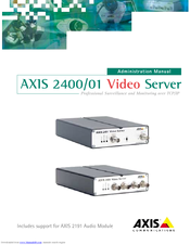 AXIS 2400/01 Administration Manual