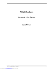 AXIS 27978R1 User Manual