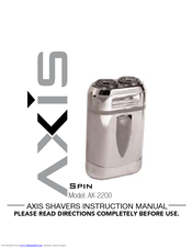 AXIS SPIN AX-2200 - V2 Manual
