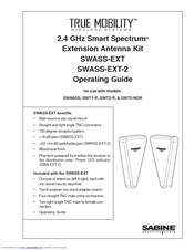 SABINE True Mobility SWASS-EXT Operating Manual