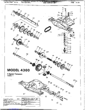 Dana 4360-1 Parts List