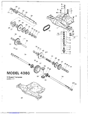 Dana 4360-17 Parts List