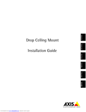 AXIS 26427R1 Installation Manual