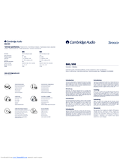 Cambridge Audio Sirocco S90 Installation Manual