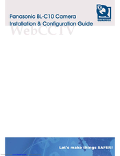 Panasonic BL-C10E Installation &  Configuration Manual