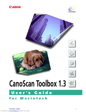 Canon CanoScan Toolbox 1.3 User Manual