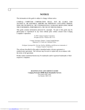 Compaq ProLiant 4500R Maintenance And Service Manual