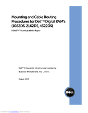 Dell 4322DS Cable Routing Manual