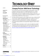 Compaq 303900-001 - ProLiant - 8000 Technology Brief