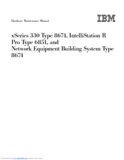 IBM 867413x - Eserver xSeries 330 8674 Hardware Maintenance Manual
