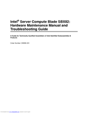 IBM SBX82 Maintenance And Troubleshooting Manual
