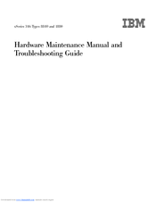 IBM 8840D1U Maintenance And Troubleshooting Manual