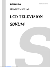 Toshiba 20VL14SVM Service Manual