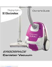 Electrolux EL4100A - Ergospace Cannister Vacuum Owner's Manual