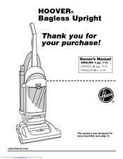 Hoover U5365 Owner's Manual