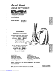 Kenmore 28015 - Canister Vacuum Owner's Manual
