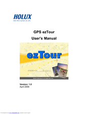 HOLUX GPS EZTOUR - VERSION 1.0 Manual