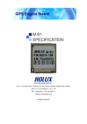 HOLUX M-91 - Specification