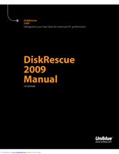 UNIBLUE DiskRescue 2009 Manual