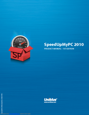 UNIBLUE SPEEDUPMYPC 2010 - V1 Product Manual