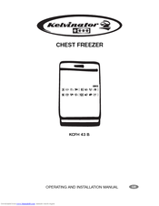 Kelvinator KCFH43B Operating And Installation Manual