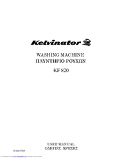 KELVINATOR KF820 User Manual