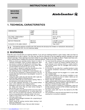 KELVINATOR KF836 Instruction Book