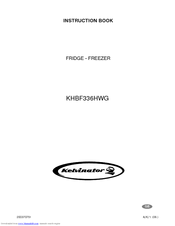 Kelvinator KHBF336HWG Instruction Book