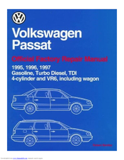 VOLKSWAGEN 1997 Passat TDI 4-cylinder Repair Manual