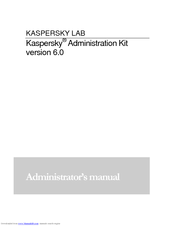 KAPERSKY ADMINISTRATION KIT 6.0 Administrator's Manual