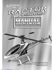 Thunder tiger raptor 90 parts sale