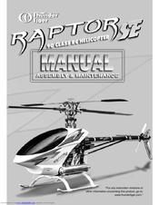THUNDER TIGER RAPTOR SE Manual