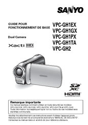 Sanyo VPC-GH2 - Full HD 1080 Video Mode D'emploi