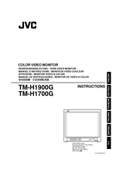 JVC TM-H1700GU - Color Monitor Instructions Manual