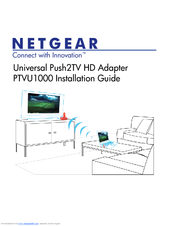 Netgear PTVU1000 Installation Manual